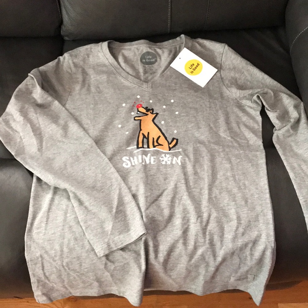 Longsleeve Life Is Good tee NWT